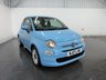 USED 2017 17 FIAT 500 1.2 ECO Pop Star Hatchback 3dr Petrol Manual Euro 6 (s/s) (69 bhp) alloy wheels, A/C, bluetooth