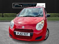 USED 2012 12 SUZUKI ALTO 1.0 12V SZ Hatchback 5dr Petrol Manual Euro 5 (68 ps) HERE AT MOTOR SWITCH YOUR NEW MOTOR IS JUST A SWITCH AWAY WITH THIS SUZUKI ALTO 12V SZ HATCHBACK 5DR 1.0 PETROL MANUAL EURO 5, WHICH COMES WITH A FULL 12 MONTHS NATIONWIDE WARRANTY AND ALSO COMES WITH A FULL 12 MONTHS MOT, THIS VEHICLE WILL ALSO BE FRESHLY SERVICED BEFORE IT LEAVES US TO BRING IT BACK UP TO DATE, WITH 1 OWNER FROM NEW, ALSO COMES WITH 2 KEYS AND HAS LOW MILEAGE, FINANCE AVAILABLE FROM 10.9% APR, DELIVERY AVAILABLE, PART EX WELCOME, FULLY VALETED USING AUTO SMART PRODUCTS