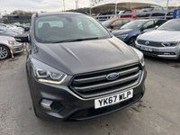 USED 2017 67 FORD KUGA 1.5 Turbo Diesel (TDCI), ST Line, 5 Door SUV, Manual, Euro 6. FULL 12 MONTH MOT WITH EVERY CAR