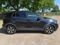 USED 2023 23 VOLKSWAGEN T-CROSS 1.0 TSI Black Edition SUV 5dr Petrol Manual Euro 6 (s/s) (110 ps) - Stunning car with low Mileage