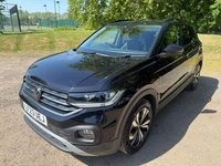 USED 2023 23 VOLKSWAGEN T-CROSS 1.0 TSI Black Edition SUV 5dr Petrol Manual Euro 6 (s/s) (110 ps) - Stunning car with low Mileage
