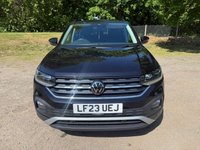 USED 2023 23 VOLKSWAGEN T-CROSS 1.0 TSI Black Edition SUV 5dr Petrol Manual Euro 6 (s/s) (110 ps) - Stunning car with low Mileage