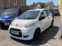 USED 2009 59 CITROEN C1 1.0i Splash Hatchback 3dr Petrol Manual Euro 4 (68 ps) GOOD  MILEAGE EXAMPLE. CLEAN CONDITION THROUGHOUT. COMES WITH SERVICE HISTORY/ FRESH SERVICE AND NEW MOT. IDEAL NEW DRIVER CAR BEING CHEAP AND ECONOMIC WITH AN AVERAGE 62 MPG, &pound;20 ROAD TAX AND INSURANCE GROUP 2. FINISHED IN A SOLID WHITE COLOUR. SPEC INCLUDES REMOTE LOCKING, WHEEL TRIMS, CD/ RADIO/ AUX, ISOFIX, CLOTH INTERIOR.