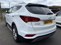USED 2017 67 HYUNDAI SANTA FE 2.2 CRDi Blue Drive Premium SE SUV 5dr Diesel Manual 4WD Euro 6 (s/s) (7 Seat) (200 ps) DIESEL 7 SEATER, LEATHER SEATS, 5 SERVICE STAMPS, SAT NAV