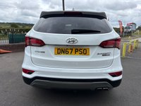 USED 2017 67 HYUNDAI SANTA FE 2.2 CRDi Blue Drive Premium SE SUV 5dr Diesel Manual 4WD Euro 6 (s/s) (7 Seat) (200 ps) DIESEL 7 SEATER, LEATHER SEATS, 5 SERVICE STAMPS, SAT NAV