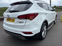 USED 2017 67 HYUNDAI SANTA FE 2.2 CRDi Blue Drive Premium SE SUV 5dr Diesel Manual 4WD Euro 6 (s/s) (7 Seat) (200 ps) DIESEL 7 SEATER, LEATHER SEATS, 5 SERVICE STAMPS, SAT NAV