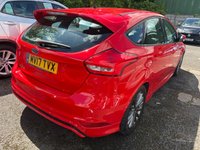 USED 2017 17 FORD FOCUS 1.5 TDCi ST-Line Hatchback 5dr Diesel Manual Euro 6 (s/s) (120 ps) SERVICE HISTORY, SAT NAV, DAB, AUX, USB, 2 KEYS