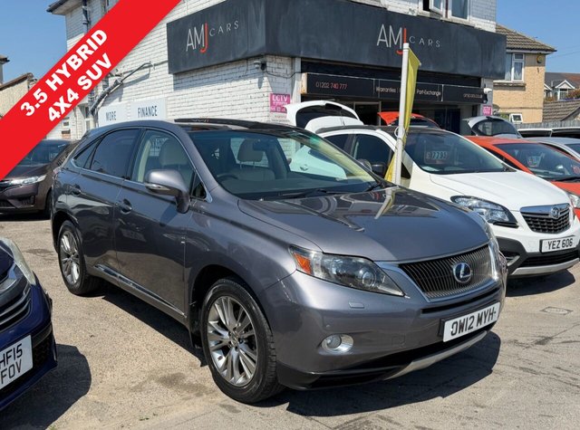 View our Lexus RX 3.5 450h V6 Advance SUV 5dr Petrol Hybrid CVT 4WD Euro 5 (s/s) (Pan Roof) (299 ps)