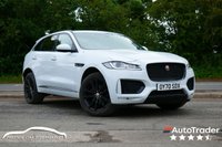 USED 2020 70 JAGUAR F-PACE 2.0 D180 Chequered Flag SUV 5dr Diesel Auto AWD Euro 6 (s/s) (180 ps) YULONG WHITE METALLIC PAINTWORK + PAN SUNROOF + HEATED STEERING WHEEL