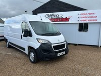 USED 2023 72 PEUGEOT BOXER 2.2 BlueHDi 335 Professional Premium + Panel Van 5dr Diesel Manual L3 H2 Euro 6 (s/s) (140 ps) 80000 MILES AIR/CON CRUISE APPLE CAR PLAY