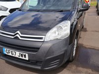 USED 2017 67 CITROEN BERLINGO 1.6 BlueHDi 850 Enterprise Panel Van 5dr Diesel Manual L1 (112 g/km, 100 bhp) Quality & Best value Assured