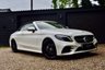 USED 2019 19 MERCEDES-BENZ C-CLASS 1.5 C200 MHEV AMG Line (Premium) Cabriolet 2dr Petrol G-Tronic+ Euro 6 | 2 KEYS | HEATED SEATS | ELECTRIC SEATS | VIRTUAL COCKPIT | APPLE CARPLAY | ANDROID AUTO | REVERSE CAMERA | PARKING SENSORS  RECENT ROOF SERVICE | FULL SERVICE HISTORY