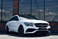 USED 2018 68 MERCEDES-BENZ CLA 2.0 CLA45 AMG Shooting Brake 5dr Petrol SpdS DCT 4MATIC Euro 6 (s/s) (381 ps) PAN ROOF / BUCKETS / NIGHT PK
