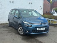 USED 2016 16 CITROEN GRAND C4 PICASSO 1.6 BlueHDi VTR+ MPV 5dr Diesel Manual Euro 6 (s/s) (120 ps) THIS WELL EQUIPPED 7 SEAT FAMILY MPV COMES WITH TOUCHSCREEN MEDIA, DAB RADIO ,2 KEYS AND MORE..