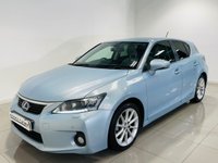 USED 2011 61 LEXUS CT 1.8 200h SE-L Hatchback 5dr Petrol Hybrid CVT Euro 5 (s/s) (136 ps) Cerulean Blue | Grey Leather Interior | Sat Nav | Reverse Camera | Heated Seats | ULEZ OK