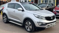 USED 2014 14 KIA SPORTAGE 1.7 CRDi EcoDynamics 3 SUV 5dr Diesel Manual 2WD Euro 5 (s/s) (114 bhp) , 2 OWNERS, LONG MOT