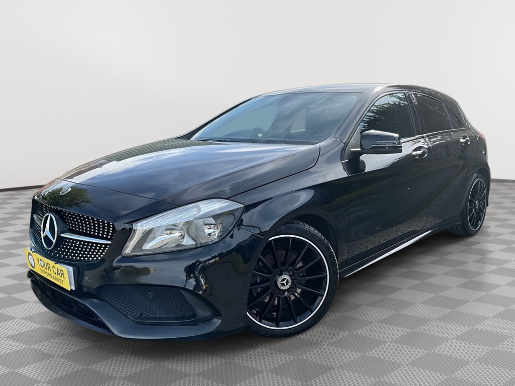 USED 2017 17 MERCEDES-BENZ A-CLASS 2.1 A200d AMG Line Hatchback 5dr Diesel 7G-DCT Euro 6 (s/s) (136 ps) Sat Nav, Rear Camera