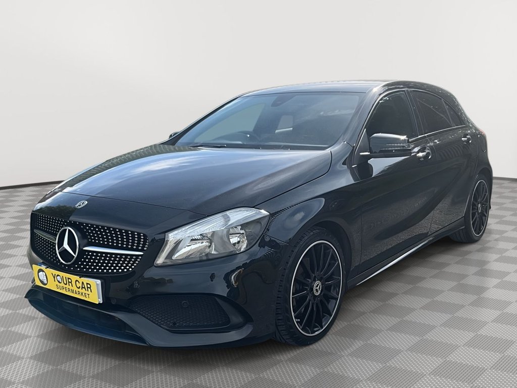 USED 2017 17 MERCEDES-BENZ A-CLASS 2.1 A200d AMG Line Hatchback 5dr Diesel 7G-DCT Euro 6 (s/s) (136 ps) Sat Nav, Rear Camera