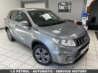 USED 2020 SUZUKI VITARA 1.4 Boosterjet SZ-T SUV 5dr Petrol Auto Euro 6 (s/s) (140 ps) GALACTIC GREY / DARK GREY CLOTH TRIM / DUAL ZONE CLIMATE / ELECTRIC WINDOWS / ELECTRIC MIRRORS / CRUISE CONTROL / SPEED LIMITER / SATNAV / DAB FM AM TUNER / BLUETOOTH / SMARTPHONE APP LINK / REAR PARKING CAMERA / PRIVACY GLASS / 17" ALLOYS / SERVICE HISTORY