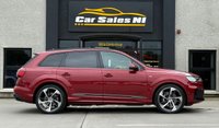 USED 2024 73 AUDI Q7 3.0 TDI V6 45 S Line SUV 5dr Diesel Tiptronic quattro Euro 6 (s/s) (231 ps) 1 OWNER + MATADOR RED + AIR SUSPENSION + REVERSE CAMERA