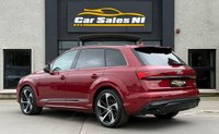 USED 2024 73 AUDI Q7 3.0 TDI V6 45 S Line SUV 5dr Diesel Tiptronic quattro Euro 6 (s/s) (231 ps) 1 OWNER + MATADOR RED + AIR SUSPENSION + REVERSE CAMERA