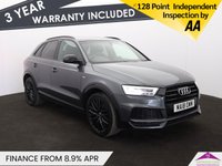 USED 2018 18 AUDI Q3 1.4 TFSI CoD Black Edition SUV 5dr Petrol S Tronic Euro 6 (s/s) (150 ps) BLUETOOTH | CRUISE CONTROL