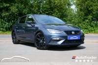 USED 2019 69 SEAT LEON 1.5 TSI EVO FR Black Edition Hatchback 5dr Petrol Manual Euro 6 (s/s) (150 ps) MAGNETIC GREY METALLIC PAINTWORK + APPLE CARPLAY + VIRTUAL DASH + HEATED SEATS