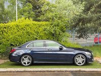 USED 2017 17 MERCEDES-BENZ C-CLASS 1.6 C200d AMG Line (Premium Plus) Saloon 4dr Diesel G-Tronic+ Euro 6 (s/s) (136 ps) PAN ROOF, SAT NAV, H/LEATHER