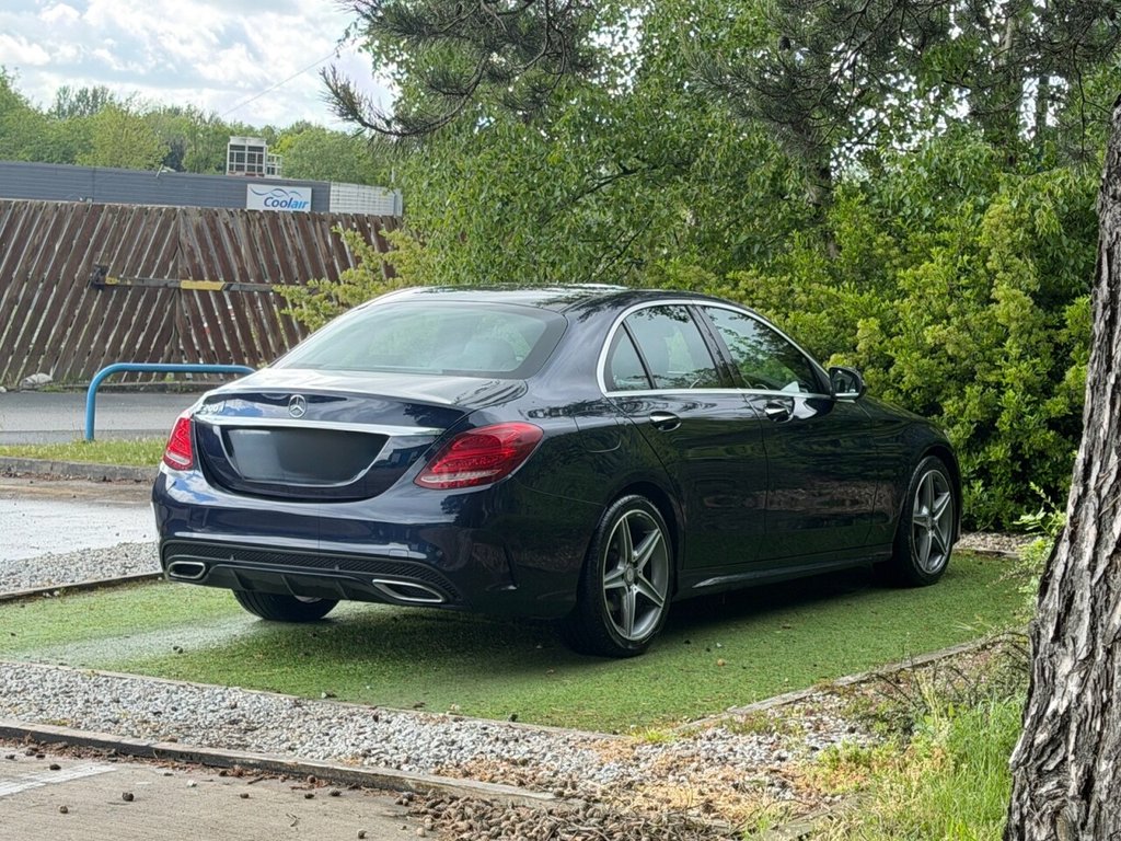 USED 2017 17 MERCEDES-BENZ C-CLASS 1.6 C200d AMG Line (Premium Plus) Saloon 4dr Diesel G-Tronic+ Euro 6 (s/s) (136 ps) PAN ROOF, SAT NAV, H/LEATHER