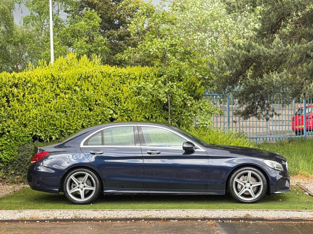 USED 2017 17 MERCEDES-BENZ C-CLASS 1.6 C200d AMG Line (Premium Plus) Saloon 4dr Diesel G-Tronic+ Euro 6 (s/s) (136 ps) PAN ROOF, SAT NAV, H/LEATHER