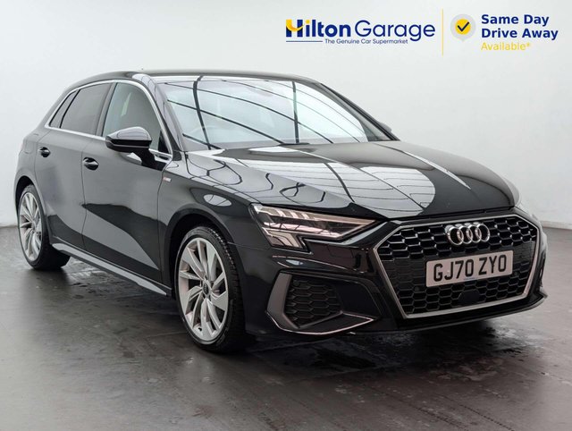 USED 2020 70 AUDI A3 1.5 A3 Sportback 35 TFSI S Line 5dr CLICK+COLLECT / HOME DELIVERY