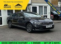 USED 2022 22 VOLKSWAGEN PASSAT 1.4 TSI 13kWh GTE Saloon 4dr Petrol Plug-in Hybrid DSG Euro 6 (s/s) (218 ps) Good Service History  |  1 Owner From Brand New  |  Set of 2 Keys