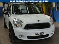 USED 2012 12 MINI COUNTRYMAN 1.6 Cooper D SUV 5dr Diesel Manual ALL4 Euro 5 (s/s) (112 ps) NICE TIDY EXAMPLE CHILI PACK DAB RADIO CD BLUETOOTH PARKING SENSORS 3 OWNER SERVICE HISTORY