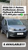 USED 2026 26 PEUGEOT PARTNER 1.5 Professional Plus Panel Van 5dr Diesel Manual M Euro 6 (s/s) (100 ps) 