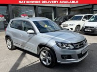 USED 2015 65 VOLKSWAGEN TIGUAN 2.0 TDI BlueMotion Tech R-Line SUV 5dr Diesel Manual 4WD Euro 6 (s/s) (150 ps) PARKING SENSORS, AUTO PARK, NAV