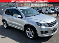 USED 2015 65 VOLKSWAGEN TIGUAN 2.0 TDI BlueMotion Tech R-Line SUV 5dr Diesel Manual 4WD Euro 6 (s/s) (150 ps) PARKING SENSORS, AUTO PARK, NAV