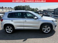 USED 2015 65 VOLKSWAGEN TIGUAN 2.0 TDI BlueMotion Tech R-Line SUV 5dr Diesel Manual 4WD Euro 6 (s/s) (150 ps) PARKING SENSORS, AUTO PARK, NAV