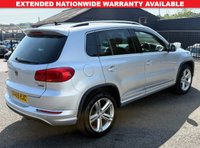 USED 2015 65 VOLKSWAGEN TIGUAN 2.0 TDI BlueMotion Tech R-Line SUV 5dr Diesel Manual 4WD Euro 6 (s/s) (150 ps) PARKING SENSORS, AUTO PARK, NAV