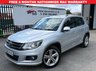 USED 2015 65 VOLKSWAGEN TIGUAN 2.0 TDI BlueMotion Tech R-Line SUV 5dr Diesel Manual 4WD Euro 6 (s/s) (150 ps) PARKING SENSORS, AUTO PARK, NAV