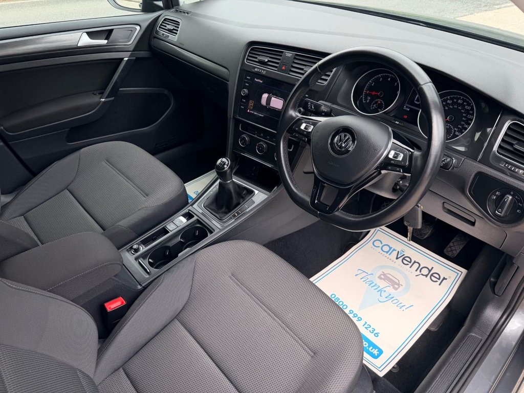USED 2019 19 VOLKSWAGEN GOLF 1.5 TSI EVO Match Hatchback 5dr Petrol Manual Euro 6 (s/s) (130 ps) 7 Services|SatNav|Adp.Cruise|R.F Sensors|Apple CarPlay/Android Auto|