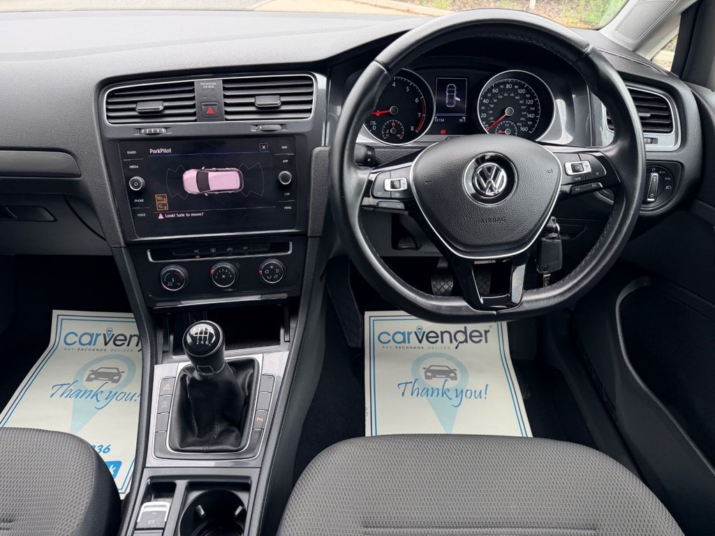 USED 2019 19 VOLKSWAGEN GOLF 1.5 TSI EVO Match Hatchback 5dr Petrol Manual Euro 6 (s/s) (130 ps) 7 Services|SatNav|Adp.Cruise|R.F Sensors|Apple CarPlay/Android Auto|