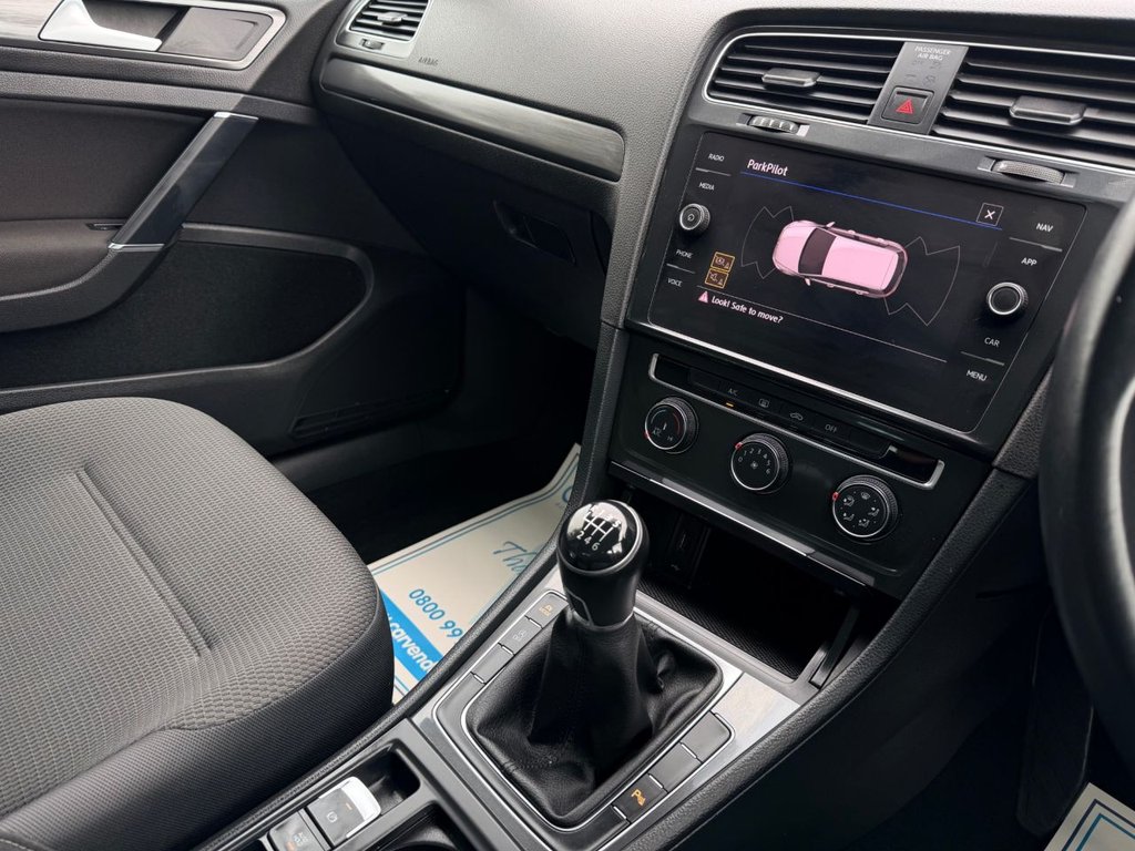 USED 2019 19 VOLKSWAGEN GOLF 1.5 TSI EVO Match Hatchback 5dr Petrol Manual Euro 6 (s/s) (130 ps) 7 Services|SatNav|Adp.Cruise|R.F Sensors|Apple CarPlay/Android Auto|