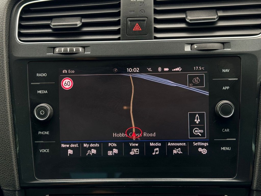 USED 2019 19 VOLKSWAGEN GOLF 1.5 TSI EVO Match Hatchback 5dr Petrol Manual Euro 6 (s/s) (130 ps) 7 Services|SatNav|Adp.Cruise|R.F Sensors|Apple CarPlay/Android Auto|