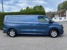 USED 2025 25 FORD TRANSIT CUSTOM 320 LIMITED L2 LWB 2.0 ECOBLUE 136BHP One Company Owner, 19000 Miles, Ford Warranty Till March 2028, Popular High Specification Limited Model In Stunning Chrome Blue!