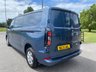 USED 2025 25 FORD TRANSIT CUSTOM 320 LIMITED L2 LWB 2.0 ECOBLUE 136BHP One Company Owner, 19000 Miles, Ford Warranty Till March 2028, Popular High Specification Limited Model In Stunning Chrome Blue!