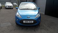 USED 2014 14 FORD KA 1.2 Zetec Hatchback 3dr Petrol Manual Euro 6 (s/s) (69 ps)&pound;35 TAX,FSH,ALLOYS,2 KEYS. LONG MOT,CD STEREO,FRONT FOG LIGHTS