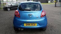 USED 2014 14 FORD KA 1.2 Zetec Hatchback 3dr Petrol Manual Euro 6 (s/s) (69 ps)&pound;35 TAX,FSH,ALLOYS,2 KEYS. LONG MOT,CD STEREO,FRONT FOG LIGHTS