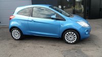 USED 2014 14 FORD KA 1.2 Zetec Hatchback 3dr Petrol Manual Euro 6 (s/s) (69 ps)&pound;35 TAX,FSH,ALLOYS,2 KEYS. LONG MOT,CD STEREO,FRONT FOG LIGHTS