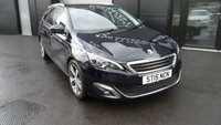 USED 2015 15 PEUGEOT 308 SW 1.2 PureTech Allure Estate 5dr Petrol Manual Euro 6 (s/s) (130 ps)&pound;35 TAX,FSH,SAT-NAV,RECENT CAMBELT KIT. PART EXCHANGE VEHICLE,DRIVES WELL.