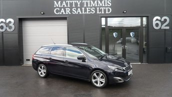 2015 PEUGEOT 308 SW 1.2 PureTech Allure Estate 5dr Petrol Manual Euro 6 (s/s) (130 ps)&pound;35 TAX,FSH,SAT-NAV,RECENT CAMBELT KIT. &pound;5149.00